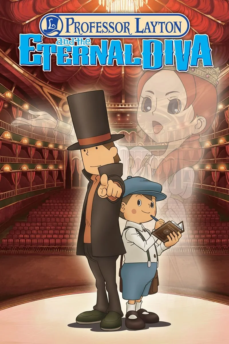Poster van Professor Layton and the Eternal Diva