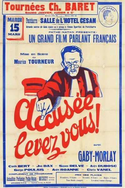 Poster Accusée... levez-vous !