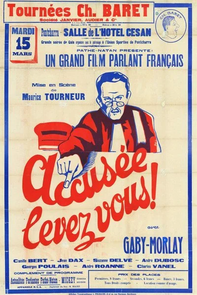 Affiche Accusée... levez-vous !