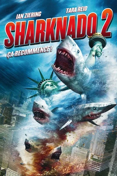 Poster Sharknado 2 : Ça recommence !