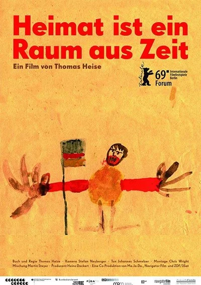 Poster Heimat ist ein Raum aus Zeit