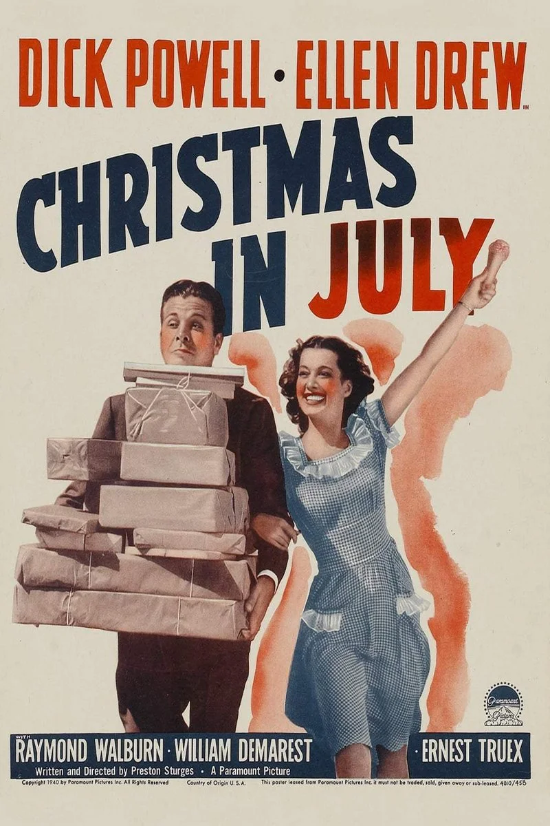 Affiche de Christmas in July