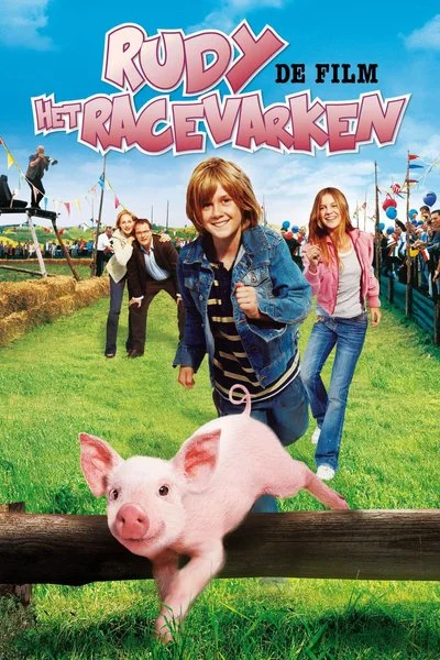 Poster Rudy het racevarken