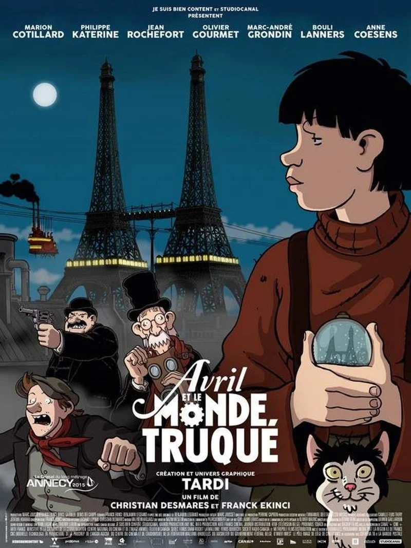 Affiche de Avril et le monde truqué