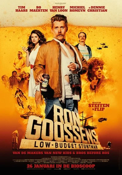 Poster Ron Goossens, low-budget stuntman
