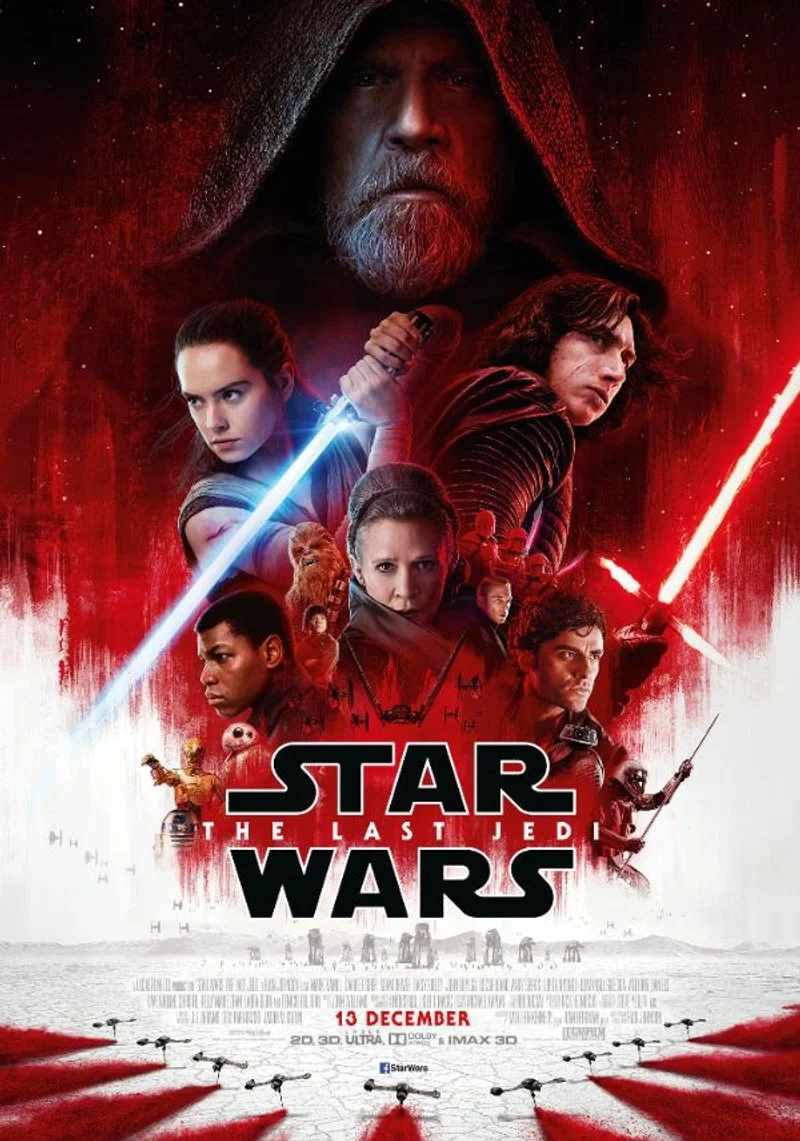 Affiche de Star Wars: Les Derniers Jedi 