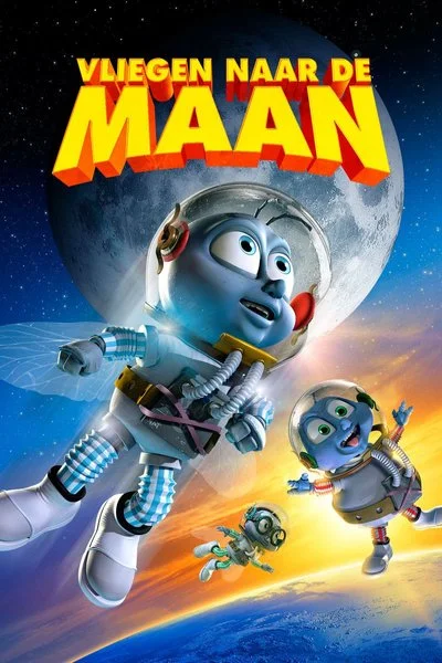 Affiche Vliegen Naar de Maan