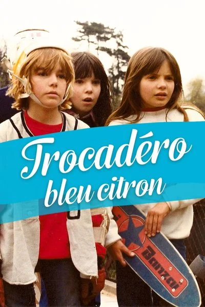 Affiche Trocadéro bleu citron