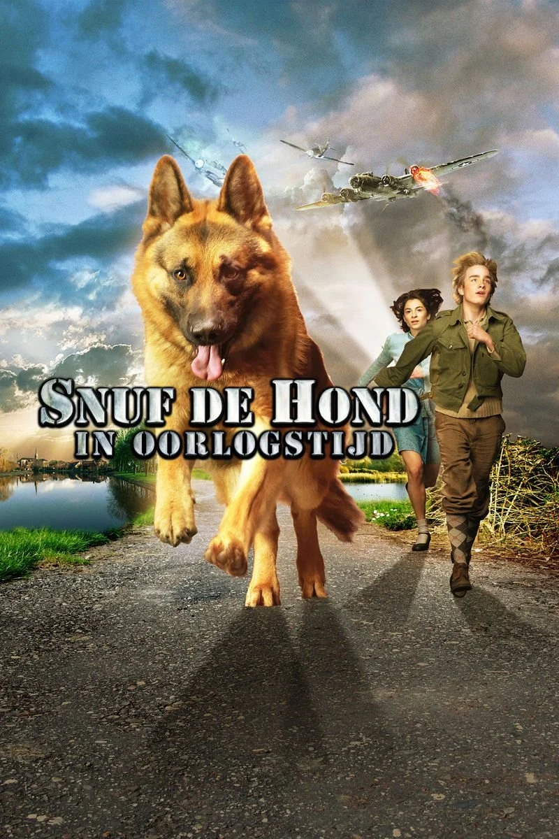 Poster van Snuf de Hond in Oorlogstijd