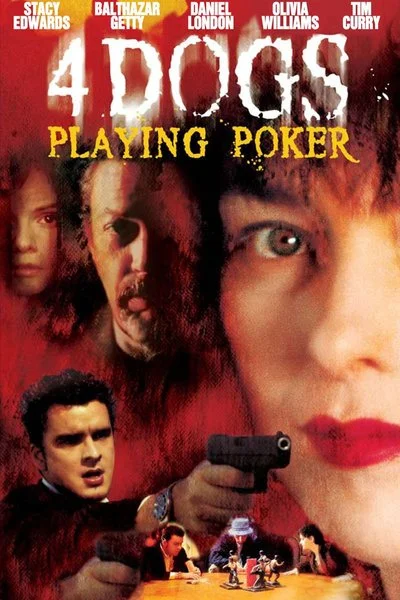 Poster Four Dogs Playing Poker