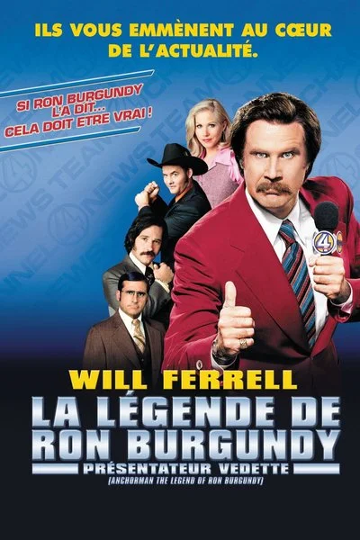 Affiche Présentateur vedette: la légende de Ron Burgundy