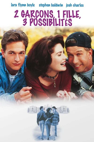 Affiche 2 Garçons, 1 Fille, 3 Possibilités