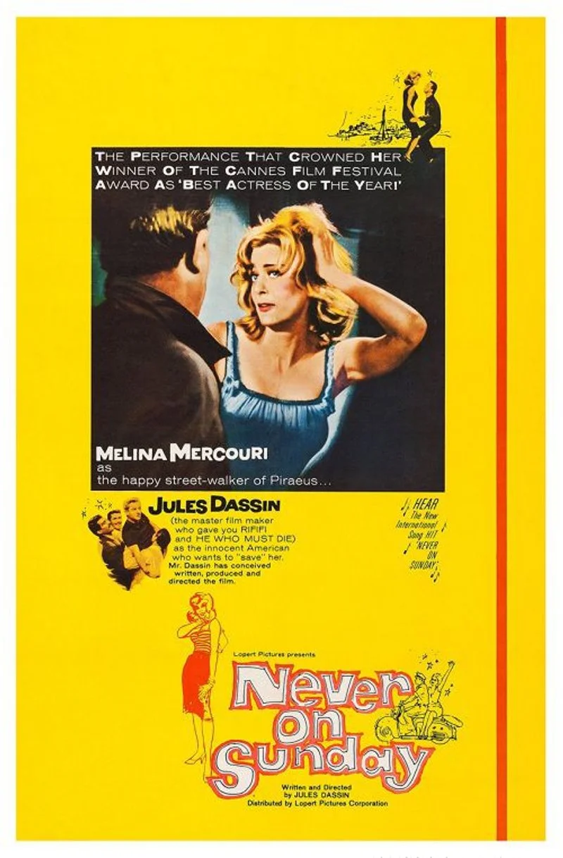Affiche de Never On Sunday