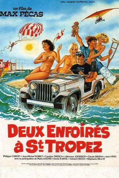 Affiche Deux enfoirés à Saint-Tropez