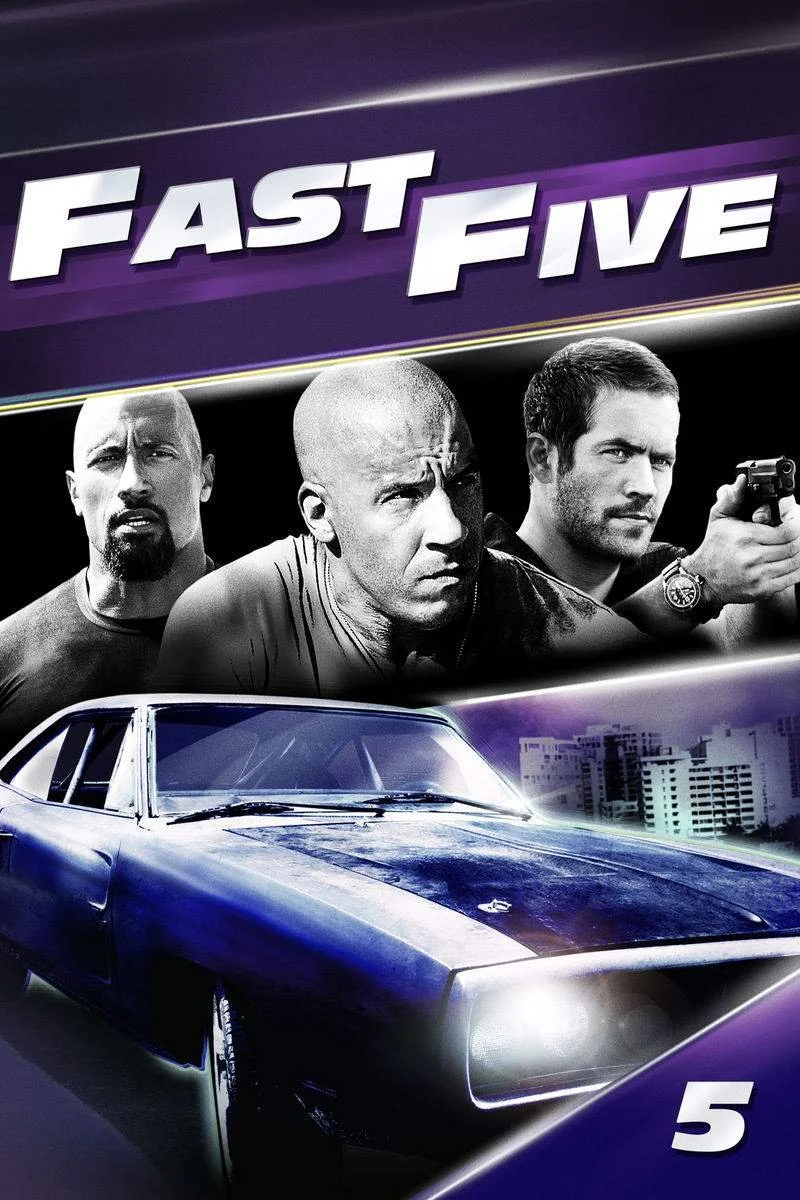Poster van Fast & Furious 5