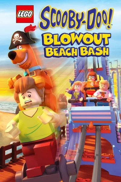 Affiche LEGO Scooby-Doo : Mystère sur la plage