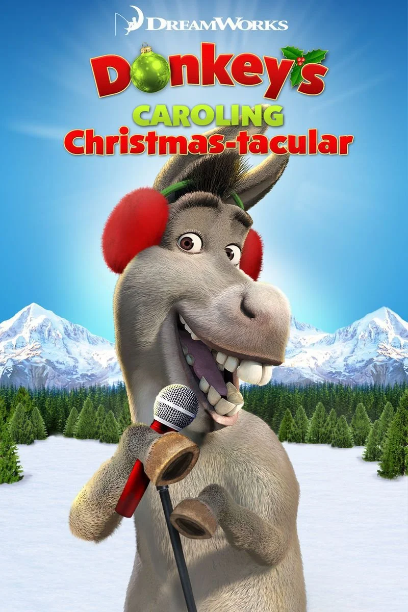 Poster van Donkey's Caroling Christmas-tacular