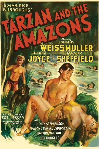 Poster Tarzan and the Amazons