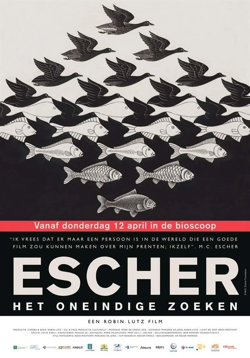 Poster van Escher – Het Oneindige Zoeken