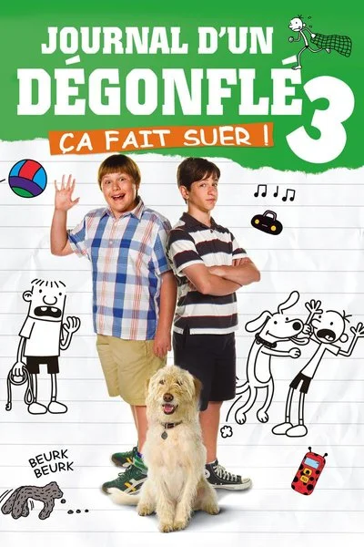 Affiche Le Journal D'un Dégonflé: Ça Fait Suer!