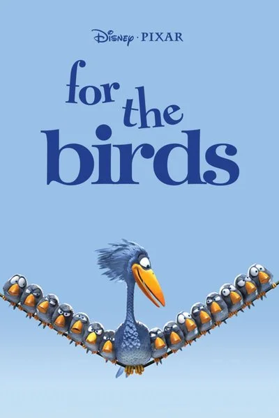Affiche Drôles d'oiseaux sur une ligne à haute tension