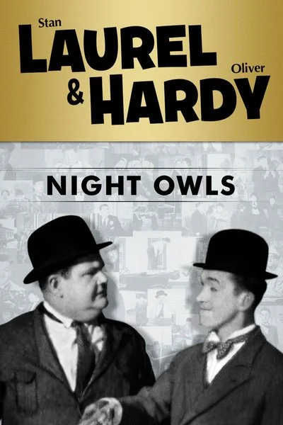 Poster Laurel & Hardy: Night Owls