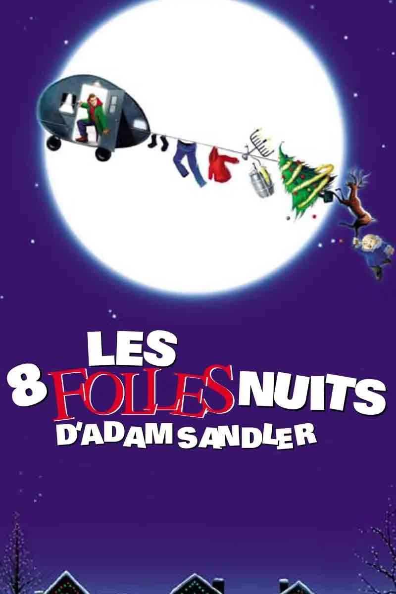 Affiche de Les 8 folles nuits d'Adam Sandler