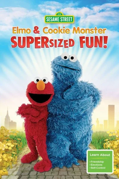 Poster Sesame Street: Elmo and Cookie Monster Supersized Fun