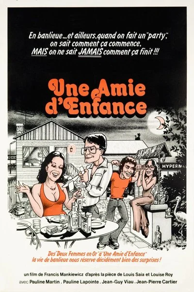 Affiche Une amie d'enfance