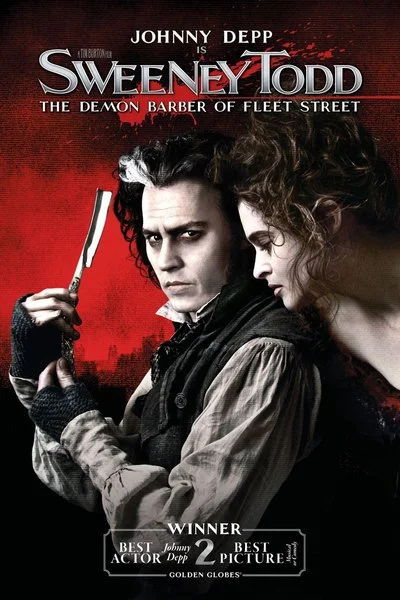 Affiche Sweeney Todd, le diabolique barbier de Fleet Street