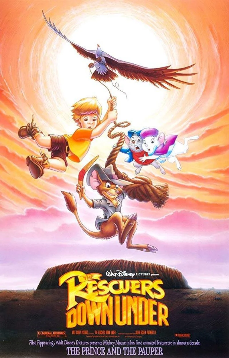 Affiche de Bernard et Bianca au pays des kangourous