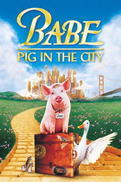 Affiche Babe, le cochon dans la ville