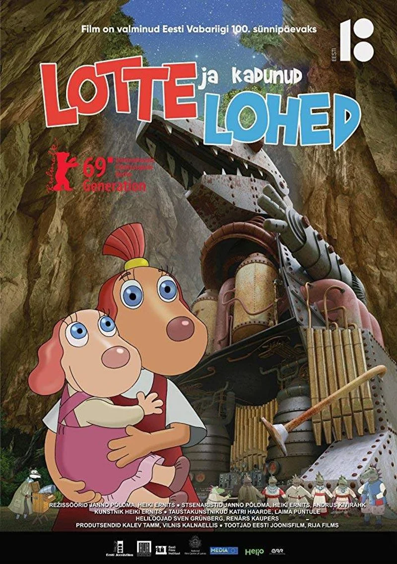 Affiche de Lotte op zoek naar de Draken 