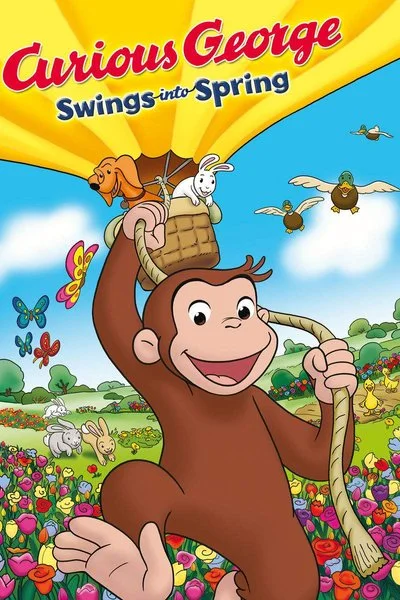 Poster Curious George Swings into Spring