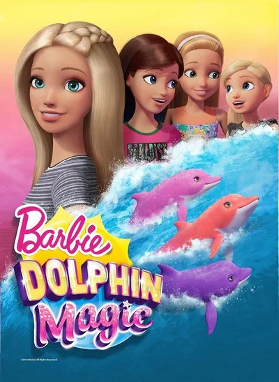 Poster Barbie - Dolfijnen magie