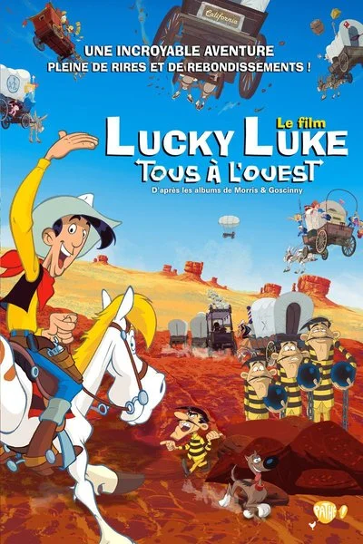 Affiche Tous à l'Ouest: une Nouvelle Aventure de Lucky Luke