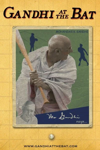 Poster Gandhi At the Bat