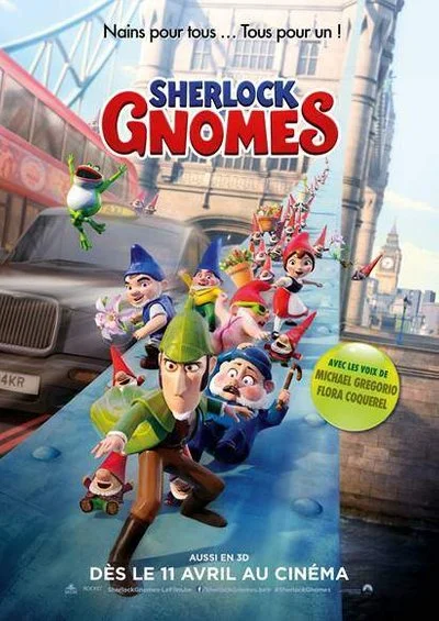 Affiche Sherlock Gnomes