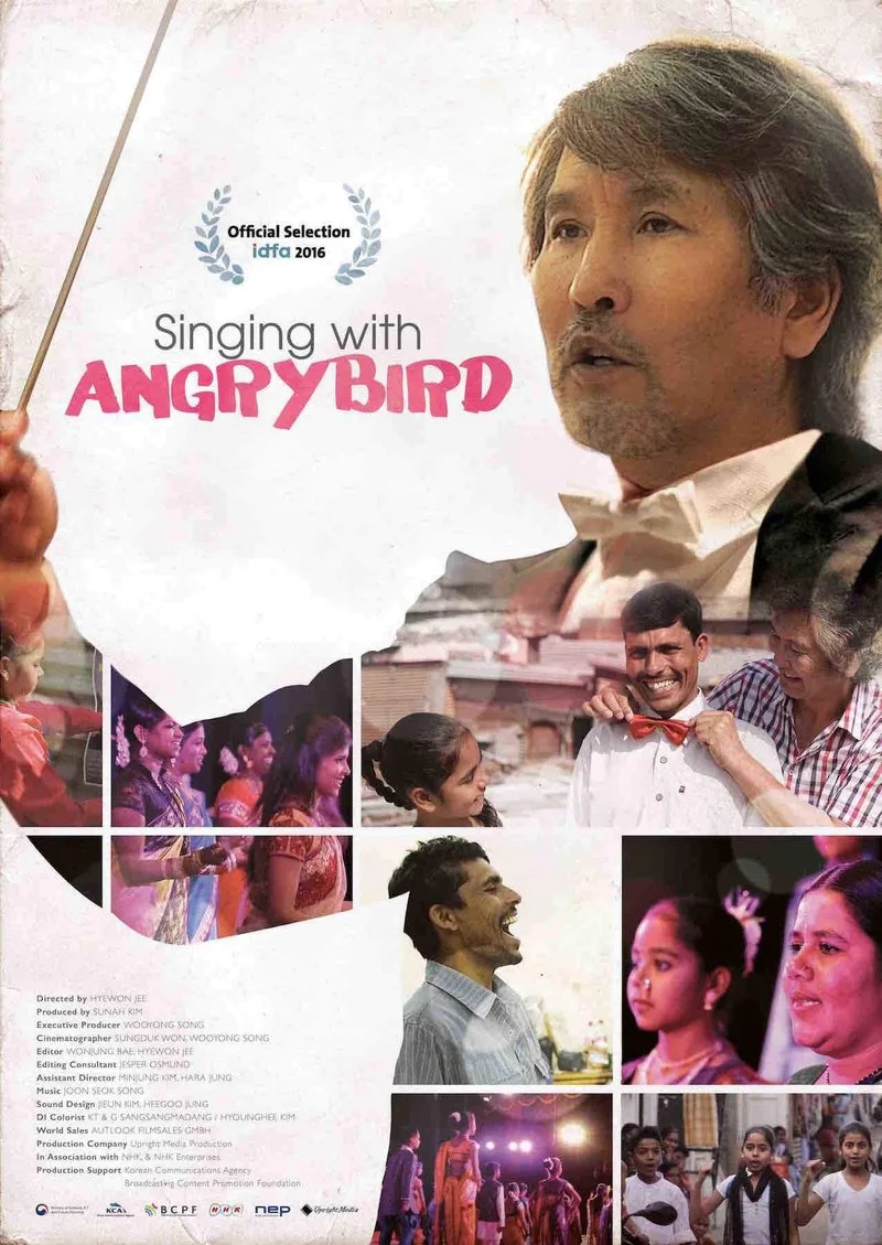 Poster van Singing with Angry Bird