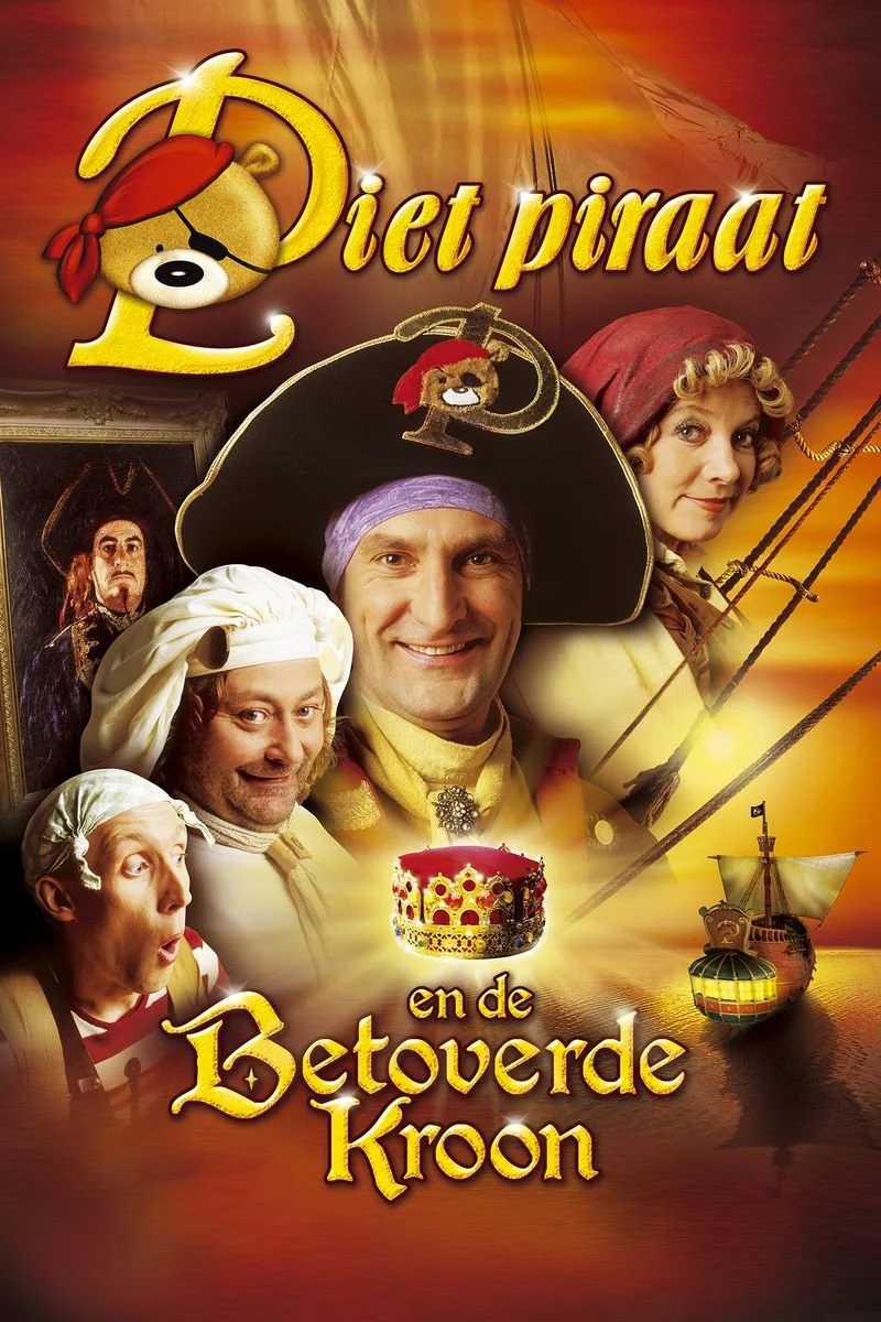 Affiche de Piet piraat en de betoverde kroon