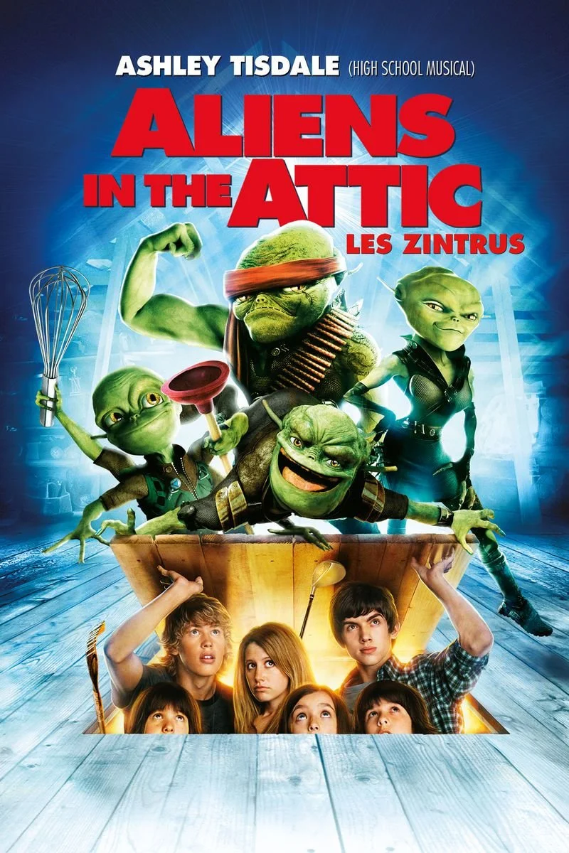 Poster van Aliens In the Attic