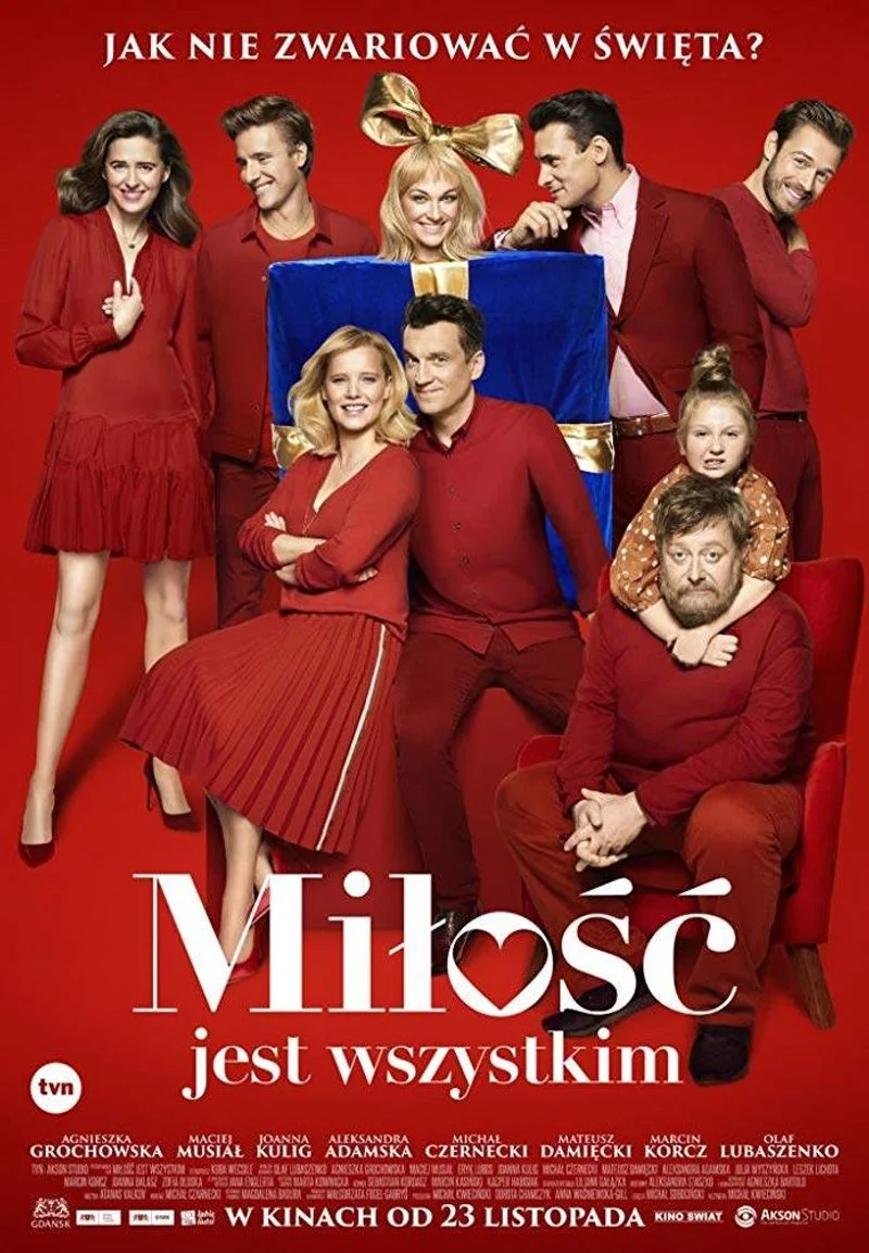 Poster van Milosc jest wszystkim