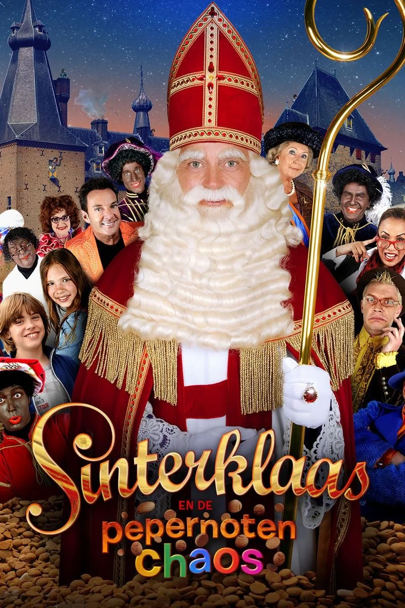 Poster van Sinterklaas en de pepernoten chaos