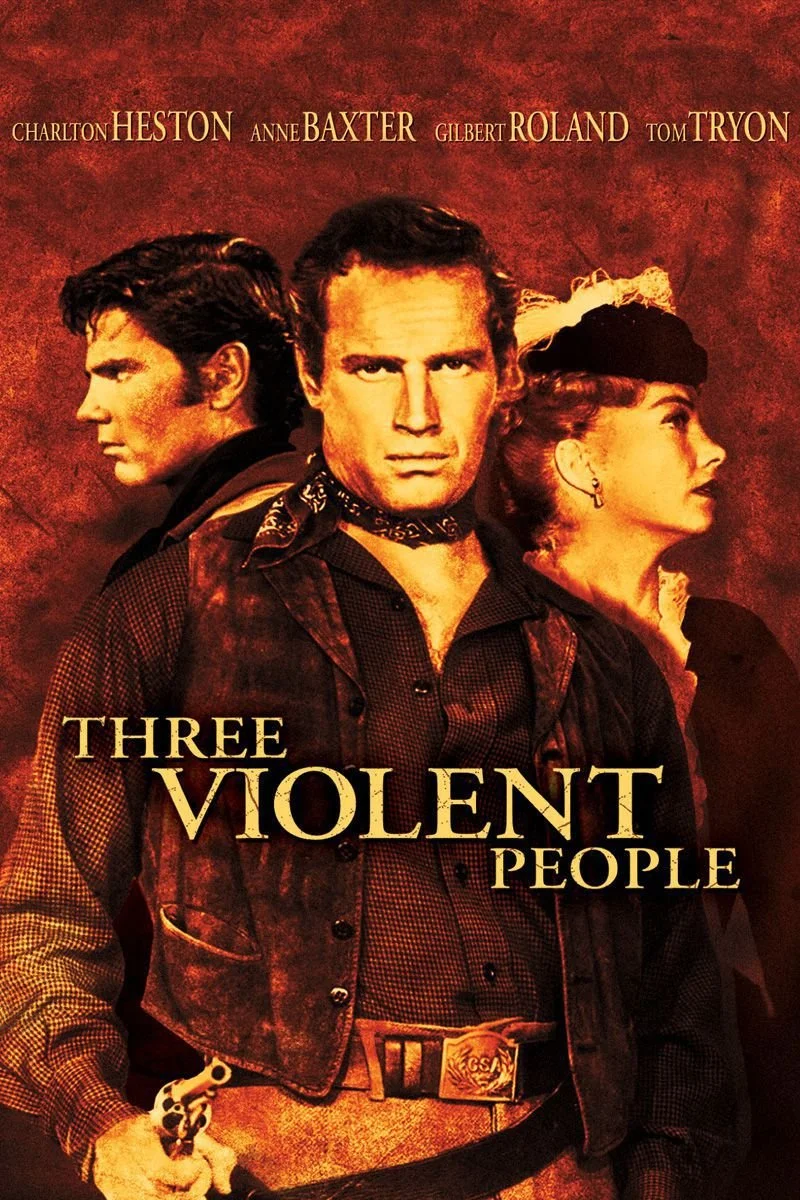 Poster van Three Violent People