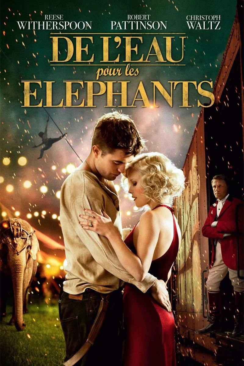 Affiche de De l'eau pour les éléphants