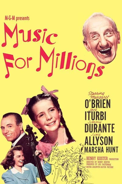 Affiche Music for Millions