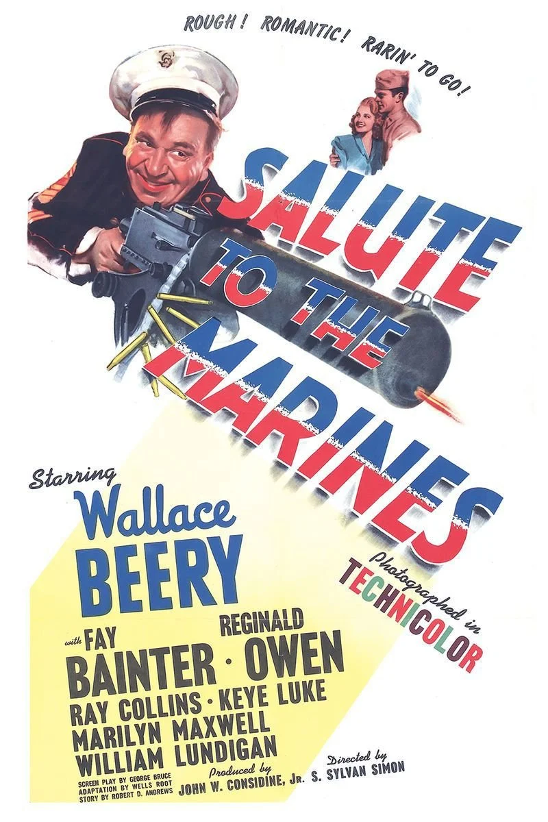 Poster van Salute to the Marines