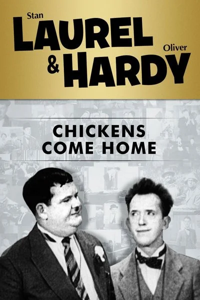 Affiche Laurel & Hardy: Chickens Come Home