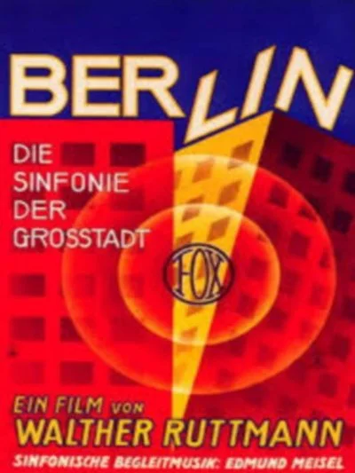 Affiche Berlin: Die Sinfonie der Grosstadt