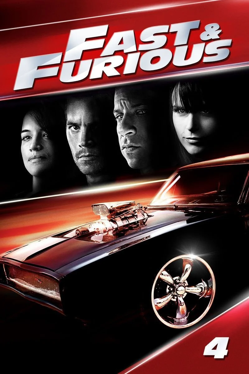 Affiche de Fast And Furious 4